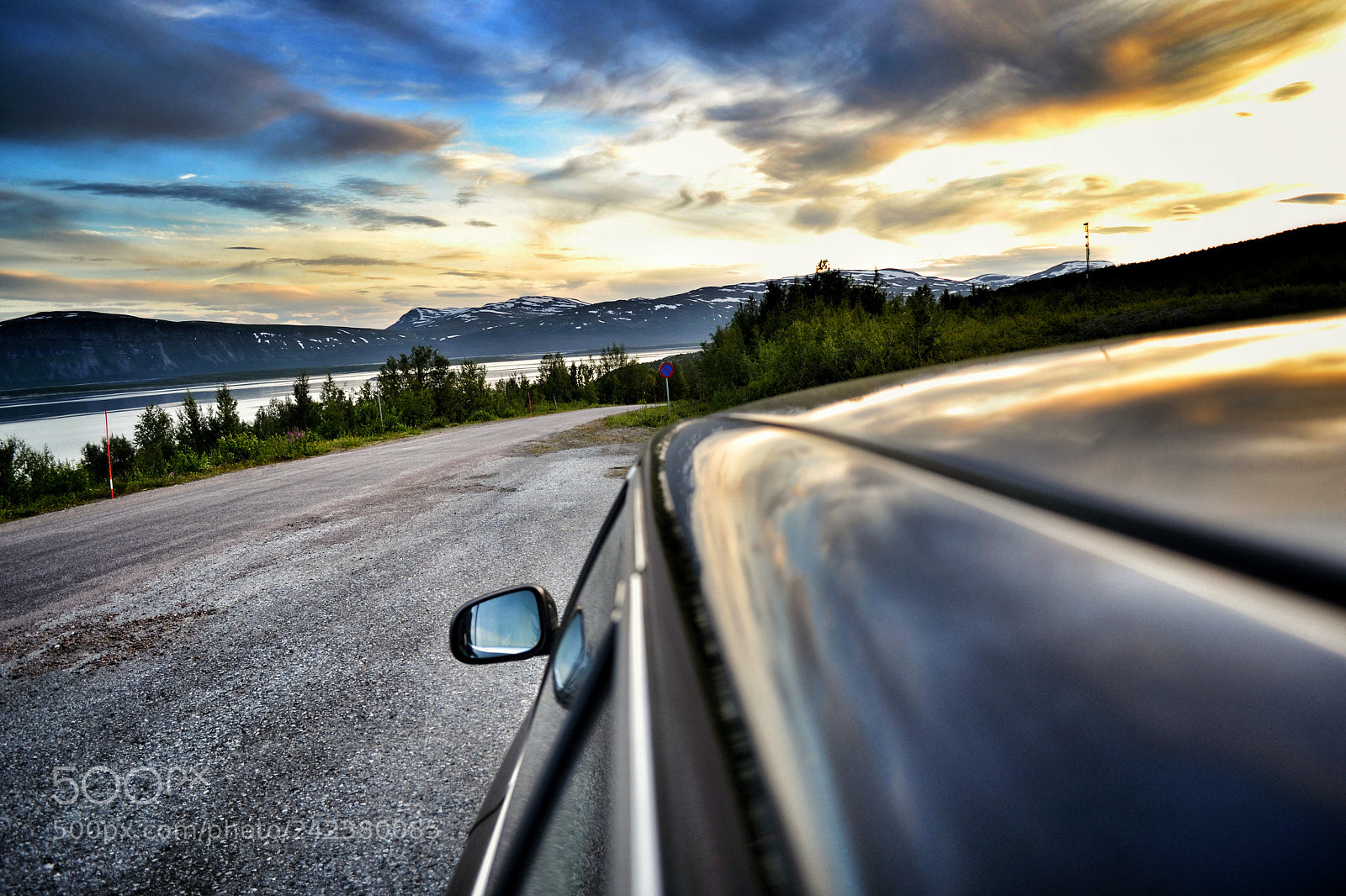 Nikon D3100 sample photo. Polar-sunset photography