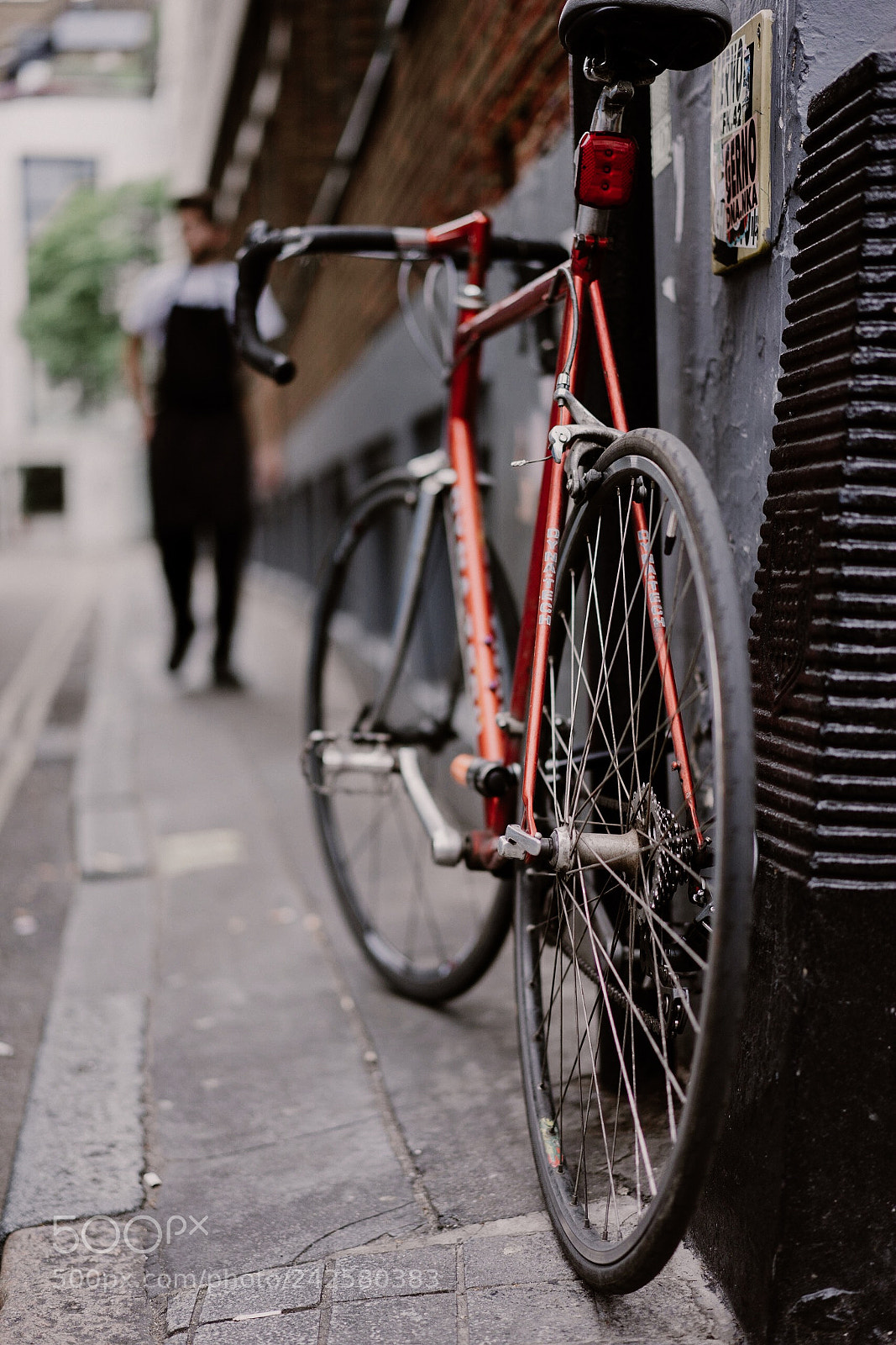 Sony a7 II sample photo. Red bike photography