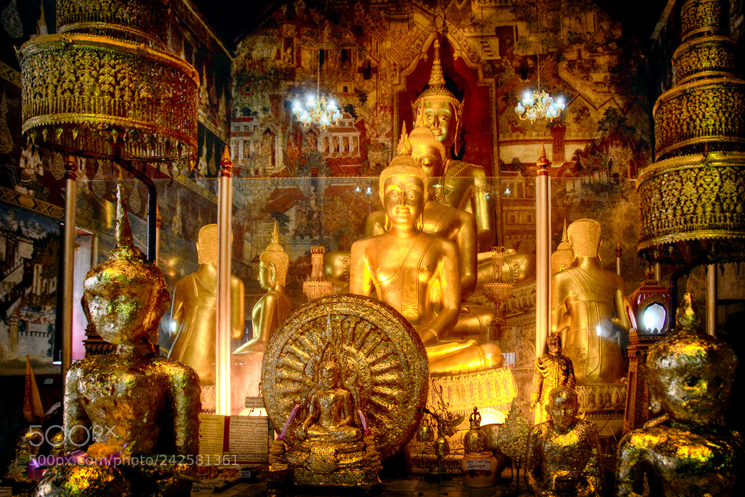Nikon D200 sample photo. Temple in petchburi photography