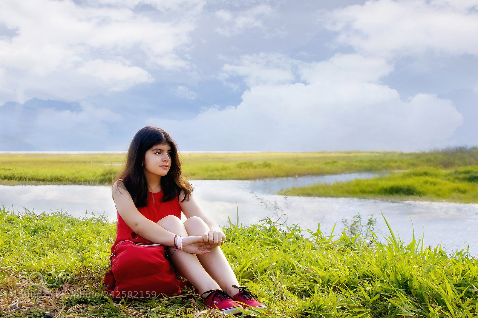 Sony SLT-A57 sample photo. Girl in red photography
