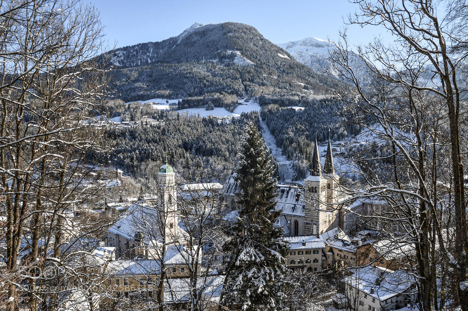 Nikon D3200 sample photo. Winter in berchtesgaden photography