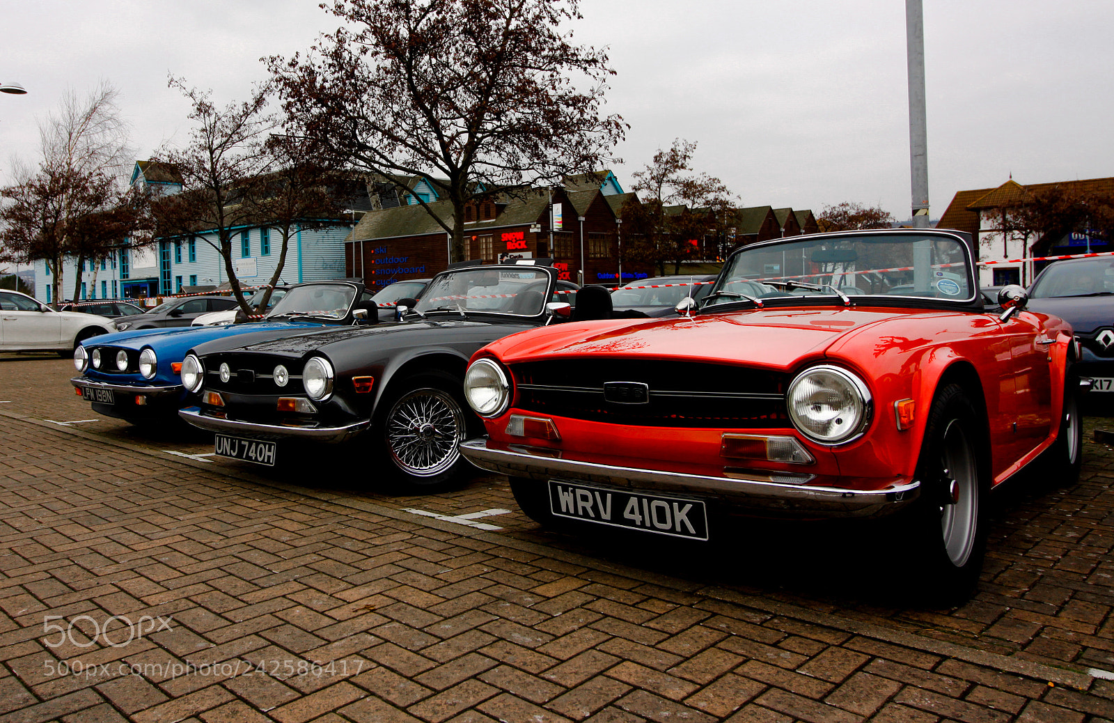 Canon EOS 50D sample photo. Classic tr6's at the photography