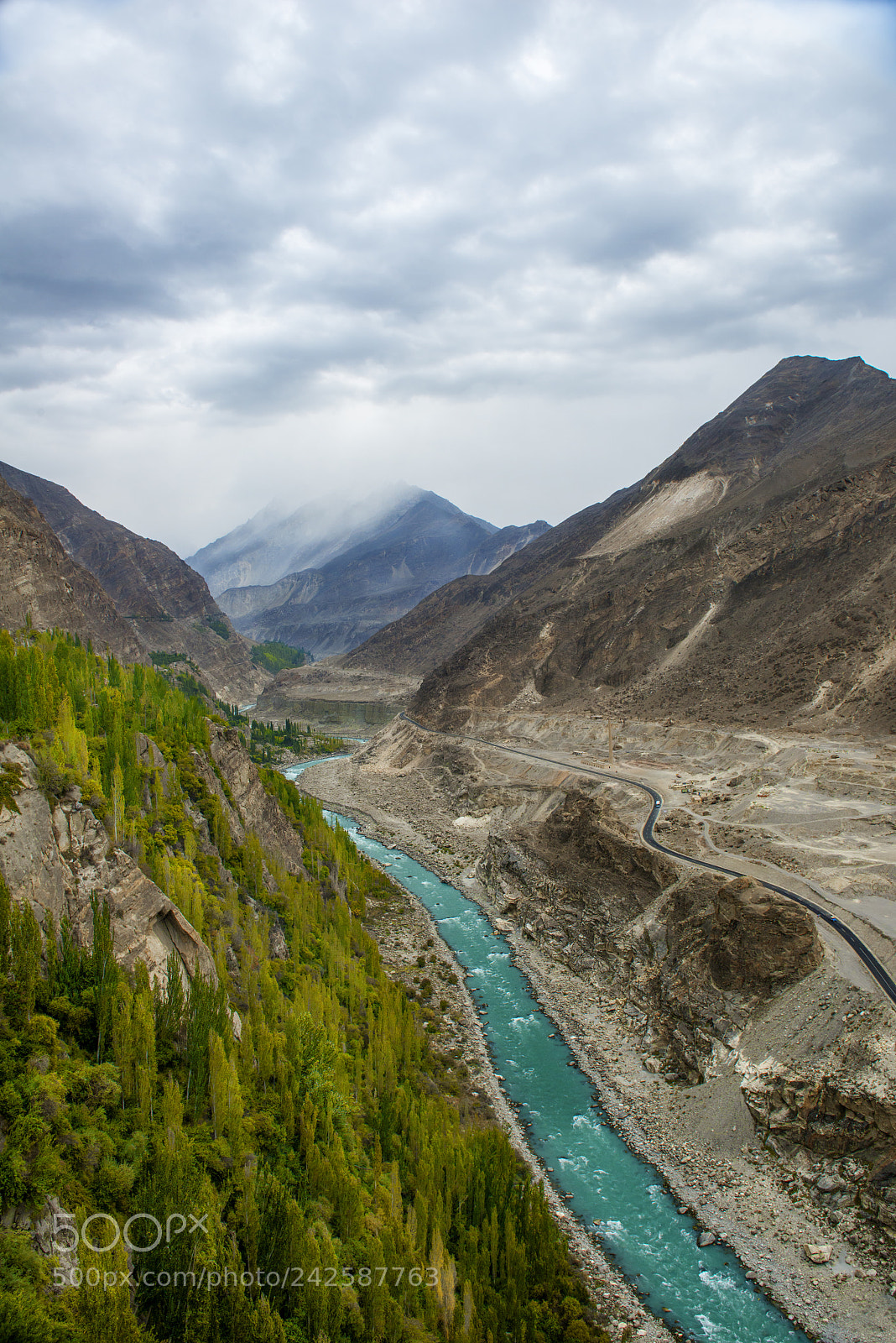 Nikon D800E sample photo. View of hunza river photography