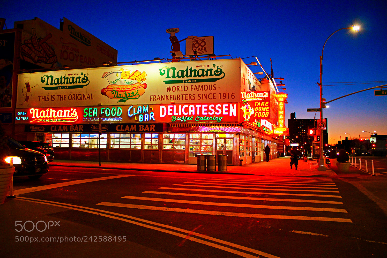 Canon EOS 100D (EOS Rebel SL1 / EOS Kiss X7) sample photo. Nathan’s coney island photography
