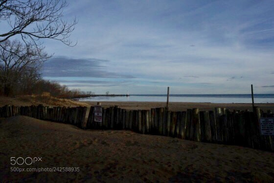Sony Alpha NEX-6 sample photo. Lake erie beach at photography