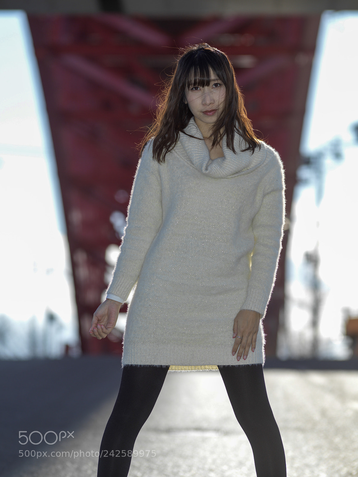 Hasselblad X1D-50c sample photo. Under the red bridge photography