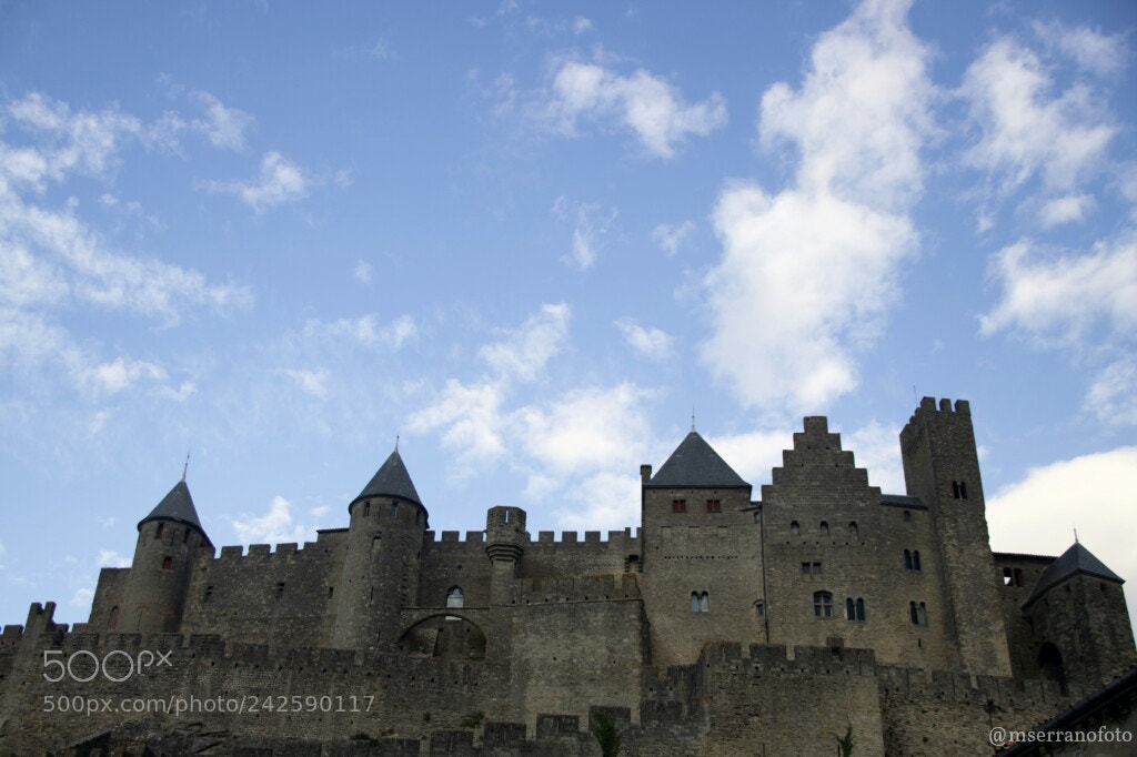 Canon EOS 750D (EOS Rebel T6i / EOS Kiss X8i) sample photo. Ciudad medieval de carcassonne photography