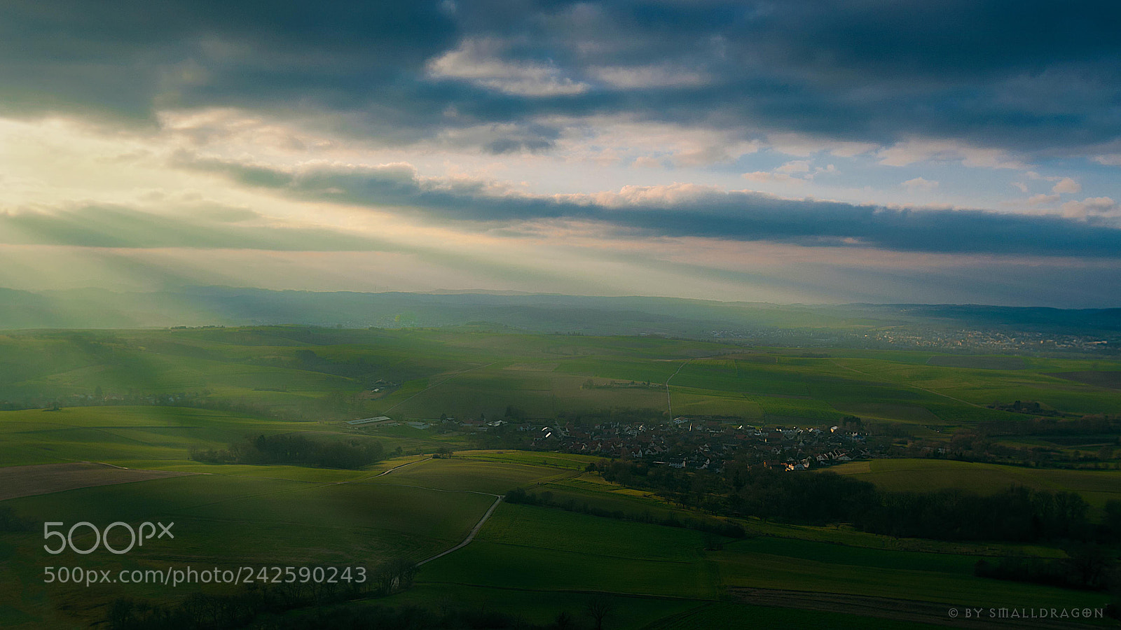 Nikon D5000 sample photo. Sunset over nieder-klingen photography