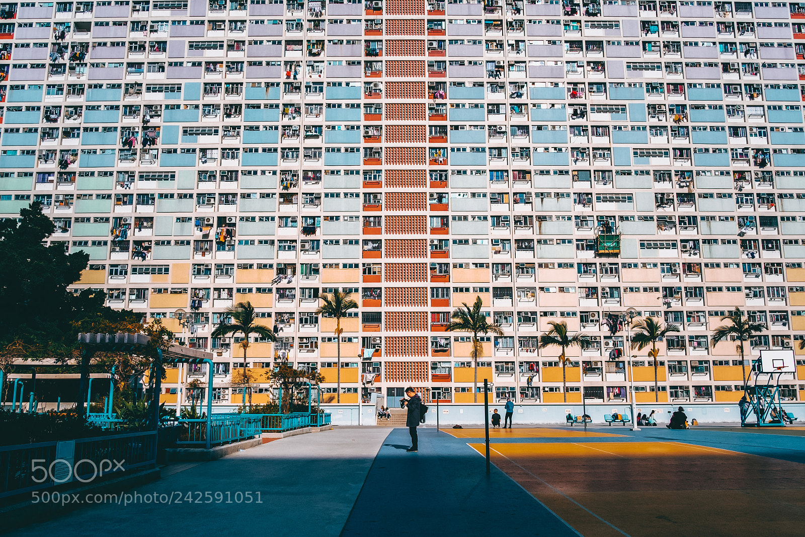 Fujifilm X-T2 sample photo. Rainbow building photography