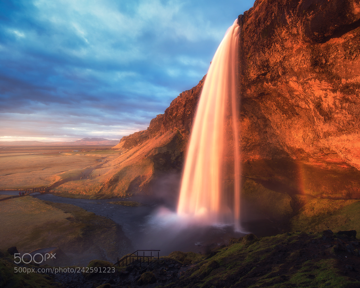 Nikon D810 sample photo. Golden falls in iceland photography