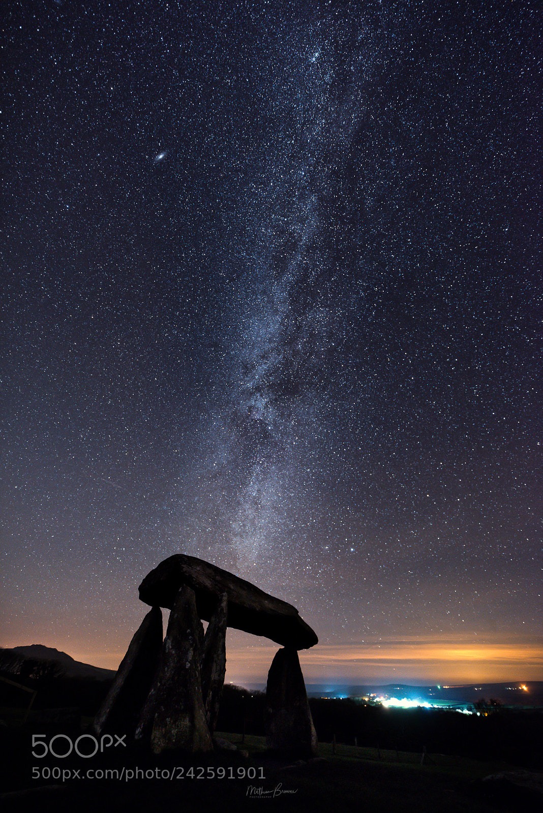 Nikon D810 sample photo. Milky way above pentre photography