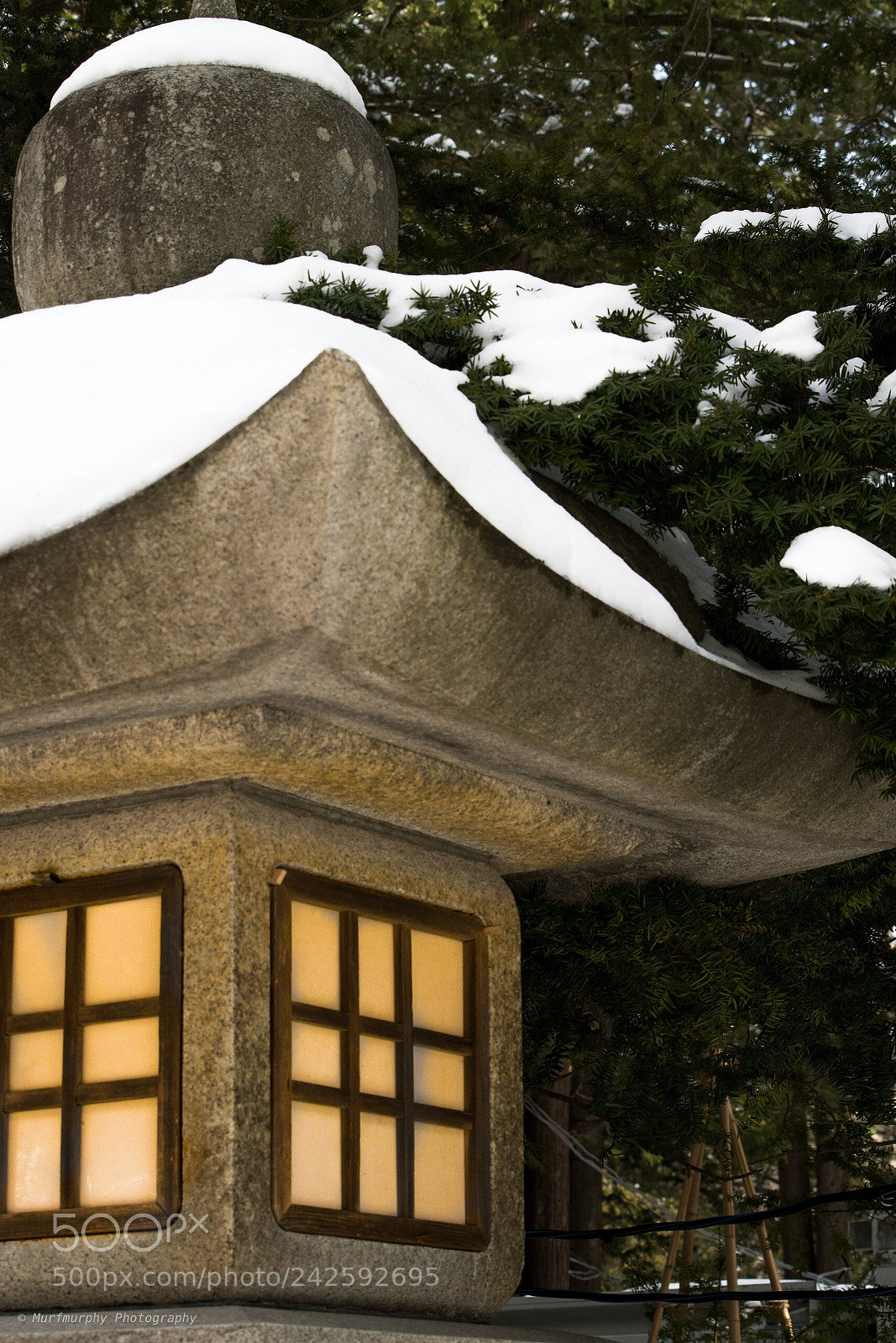 Nikon D500 sample photo. Snow lantern in maruyama photography