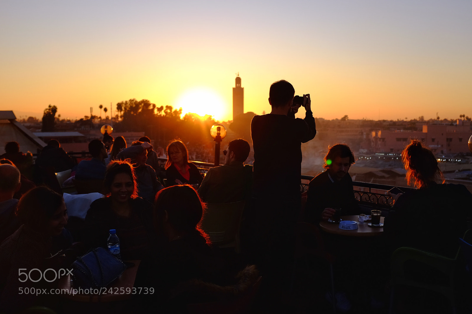 Fujifilm X100T sample photo. Sunset at the djemaa photography