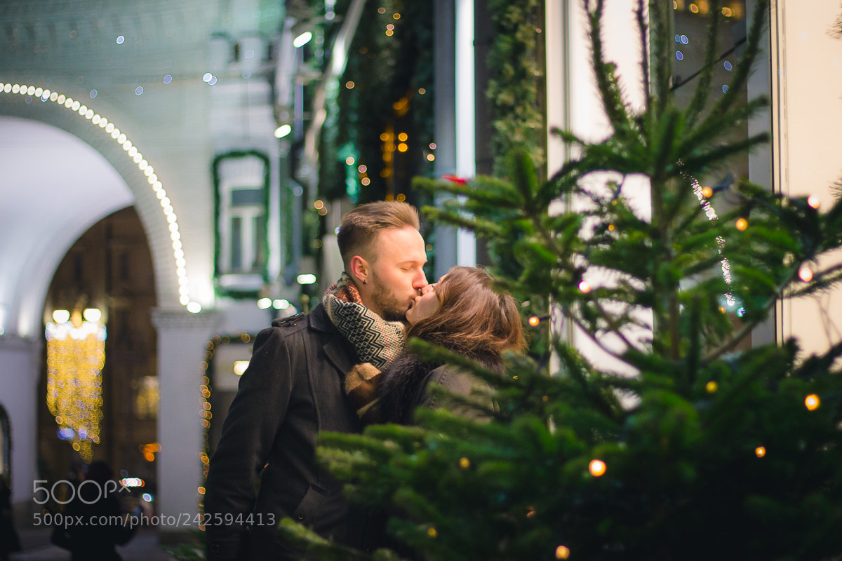 Canon EOS 60D sample photo. Love in winter moscow photography