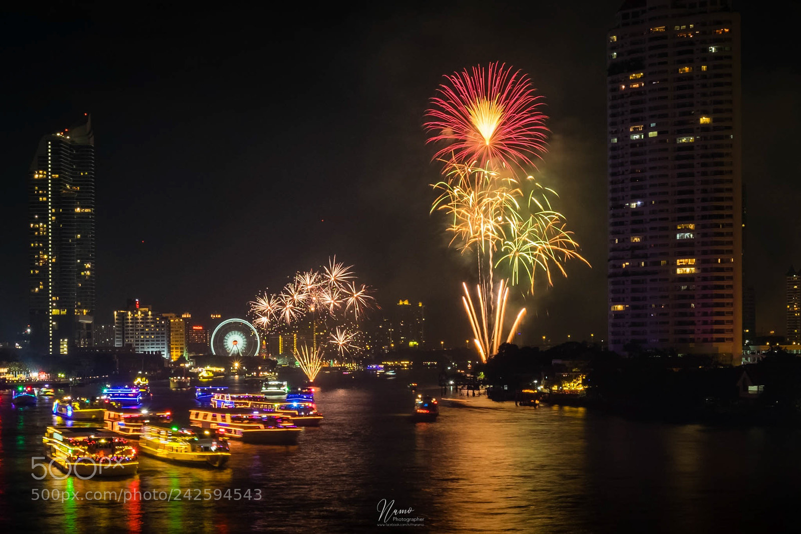 Fujifilm X-T10 sample photo. Firework photography