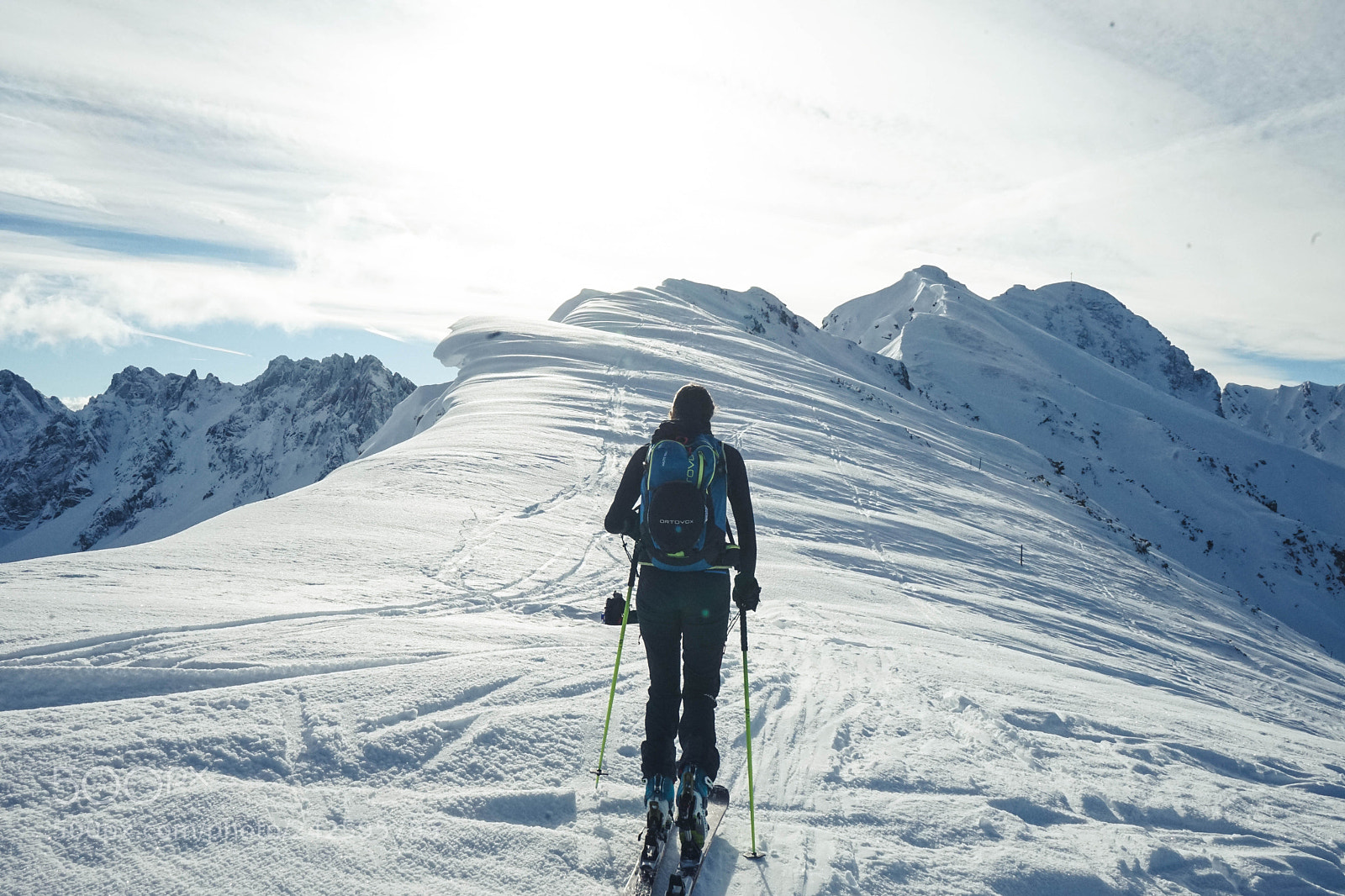 Sony a7 sample photo. Skitour photography