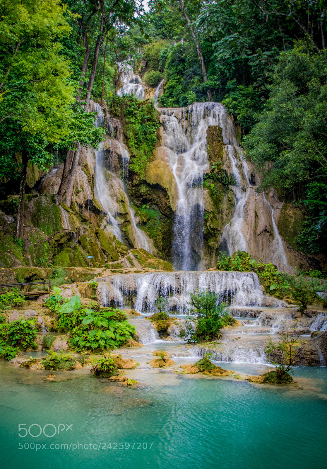 Nikon D7100 sample photo. Beautiful mystic waterfall a photography