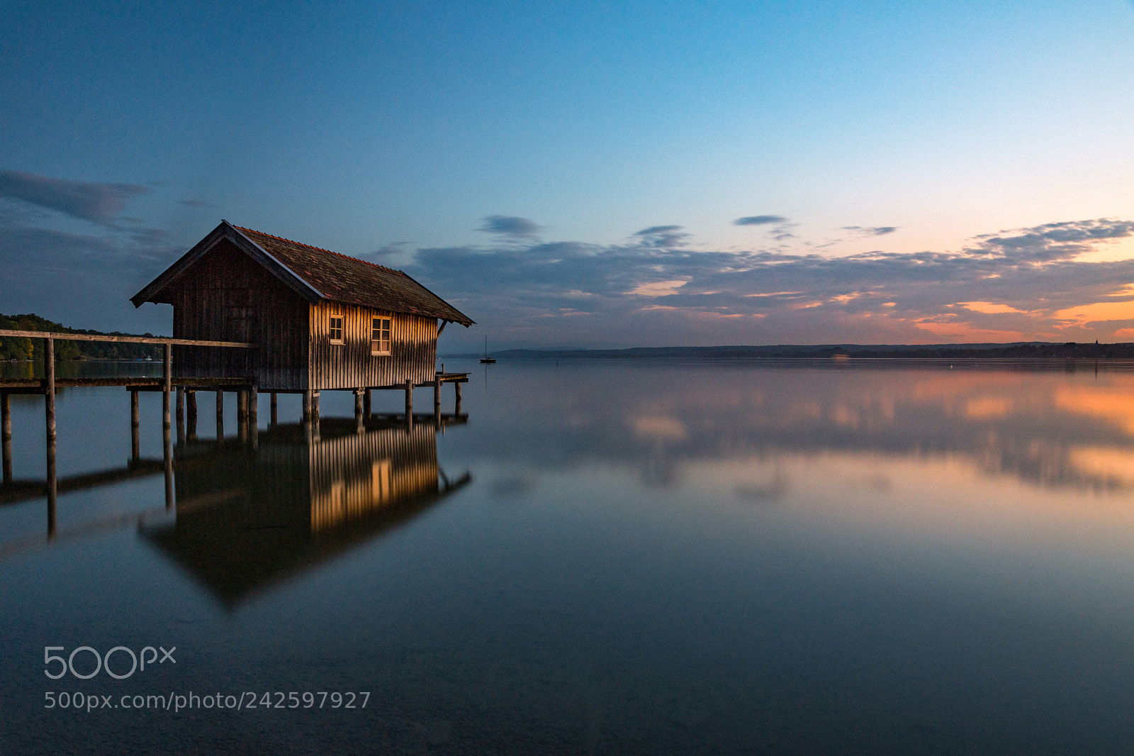 Sony SLT-A68 sample photo. Sunset ammersee photography