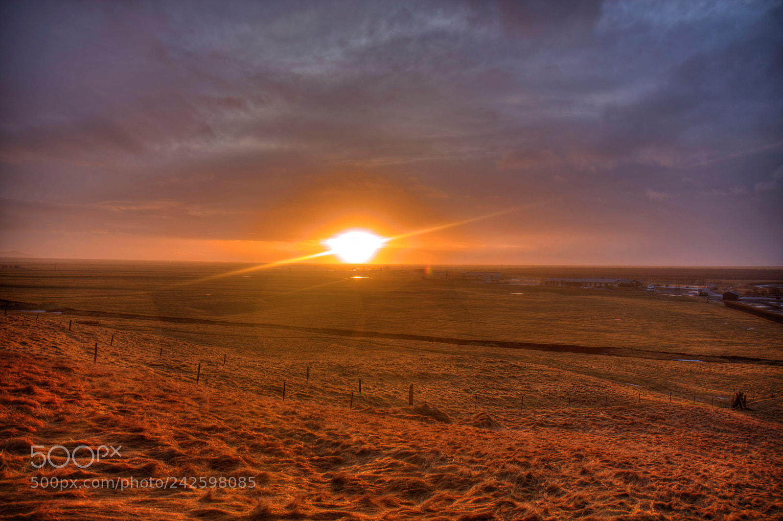 Canon EF 24-70mm F4L IS USM sample photo. Sunrise in iceland photography