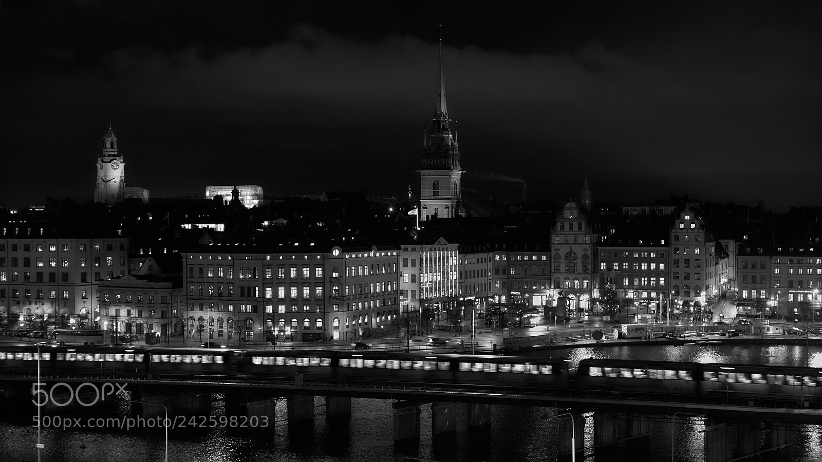 Leica M Monochrom (Typ 246) sample photo. Night of stockholm photography