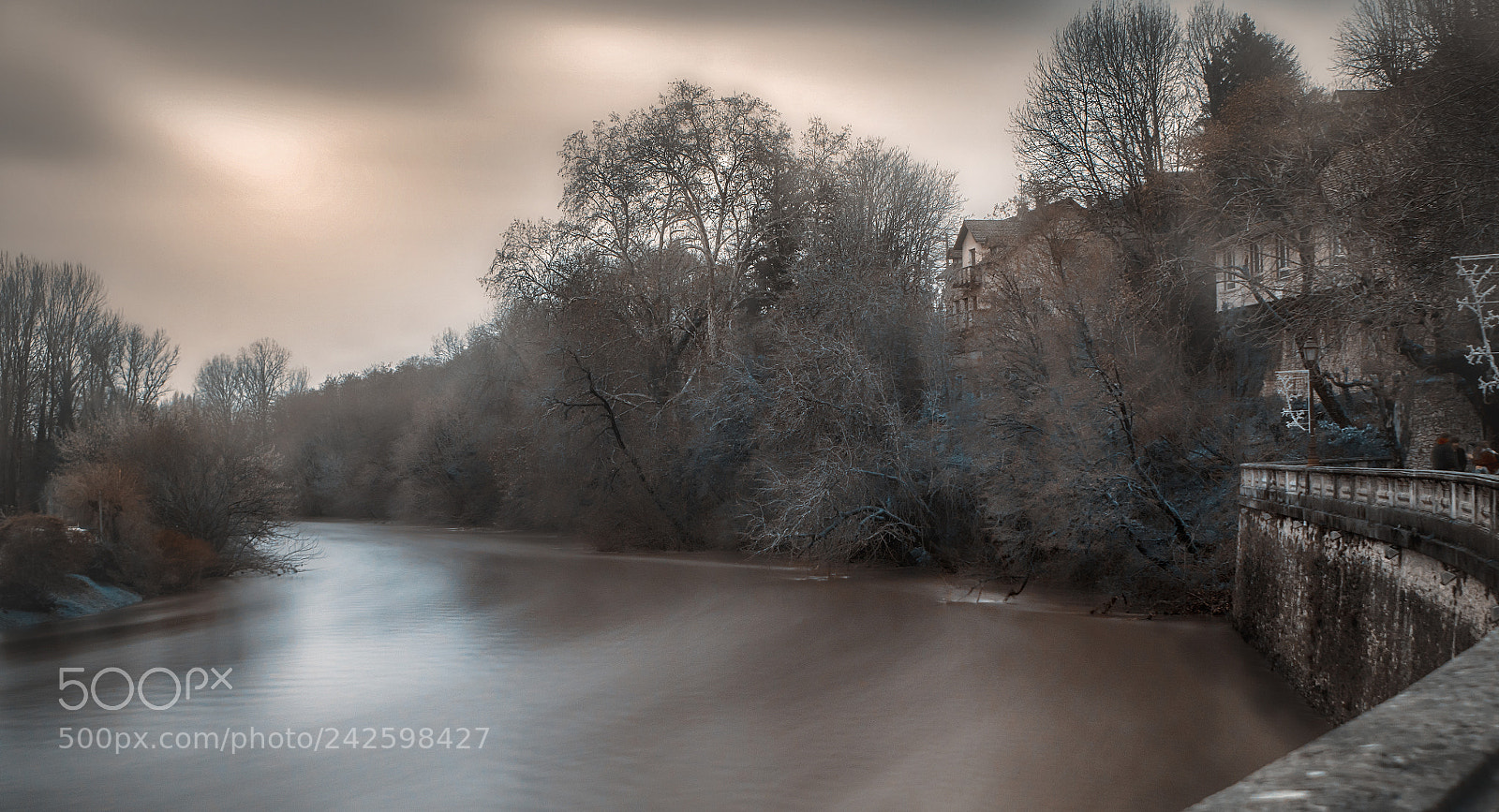 Sony ILCA-77M2 sample photo. Fog river photography