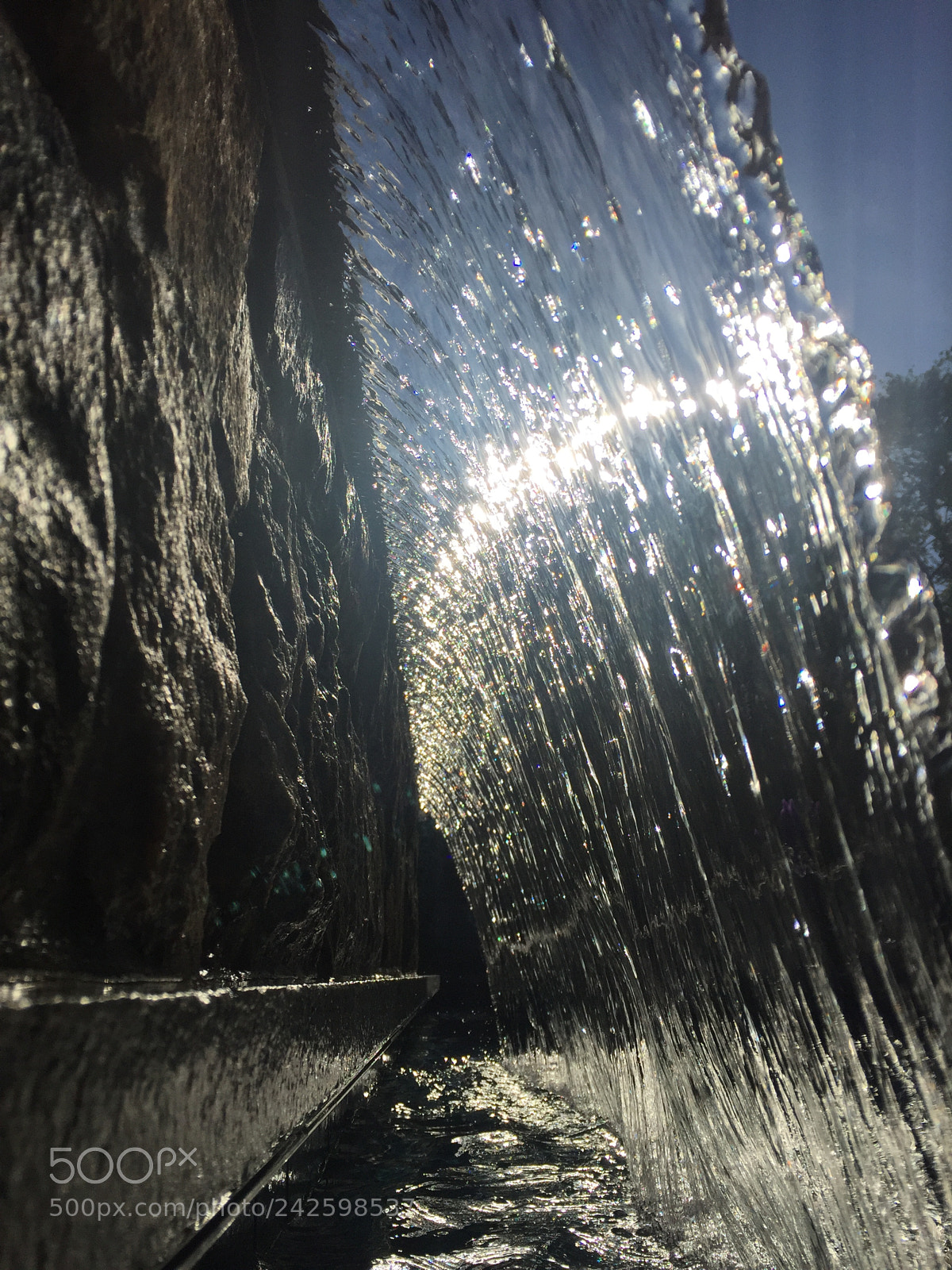 Apple iPhone 6 sample photo. Under the waterfall photography