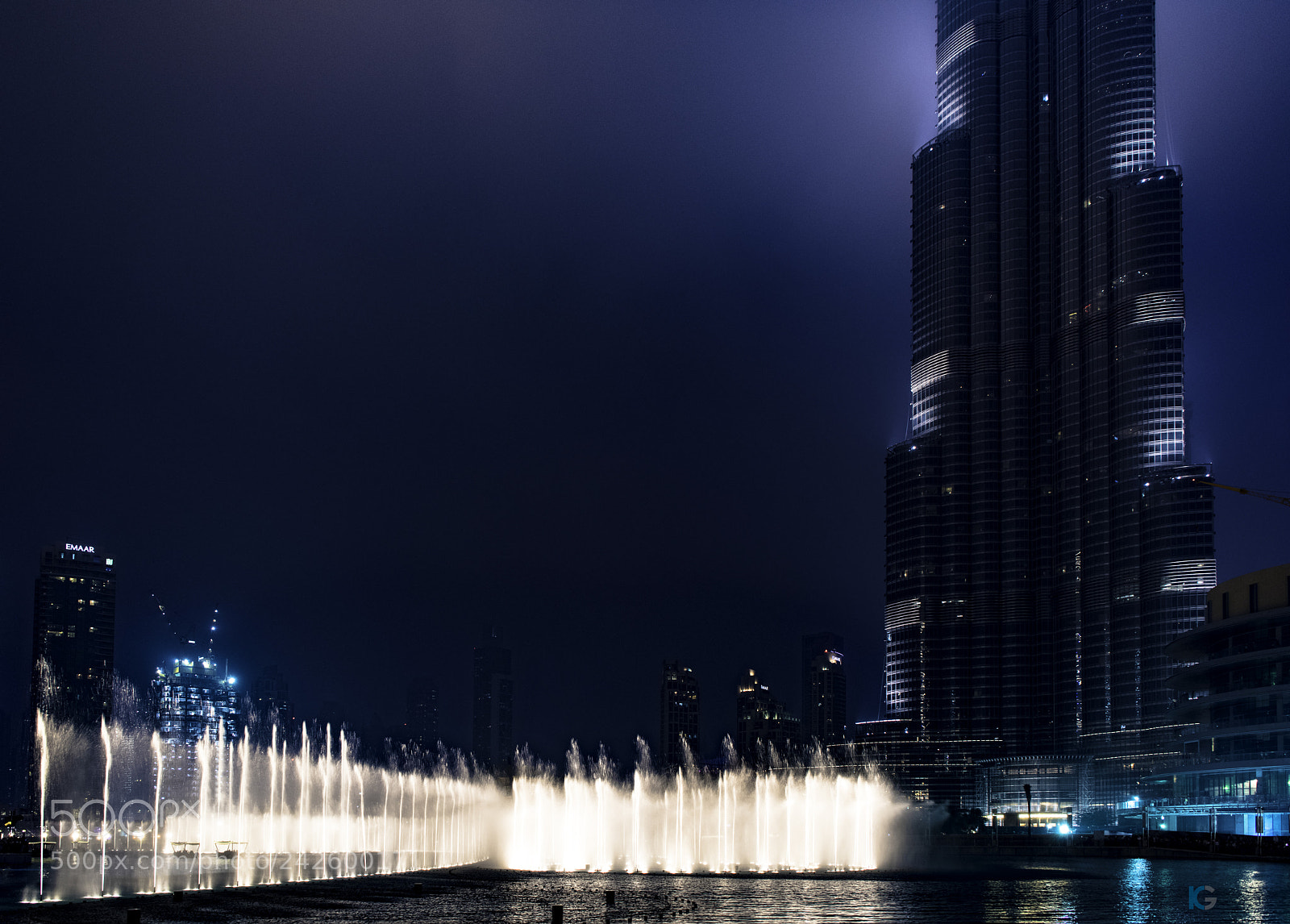 Nikon D850 sample photo. The dubai fountain photography