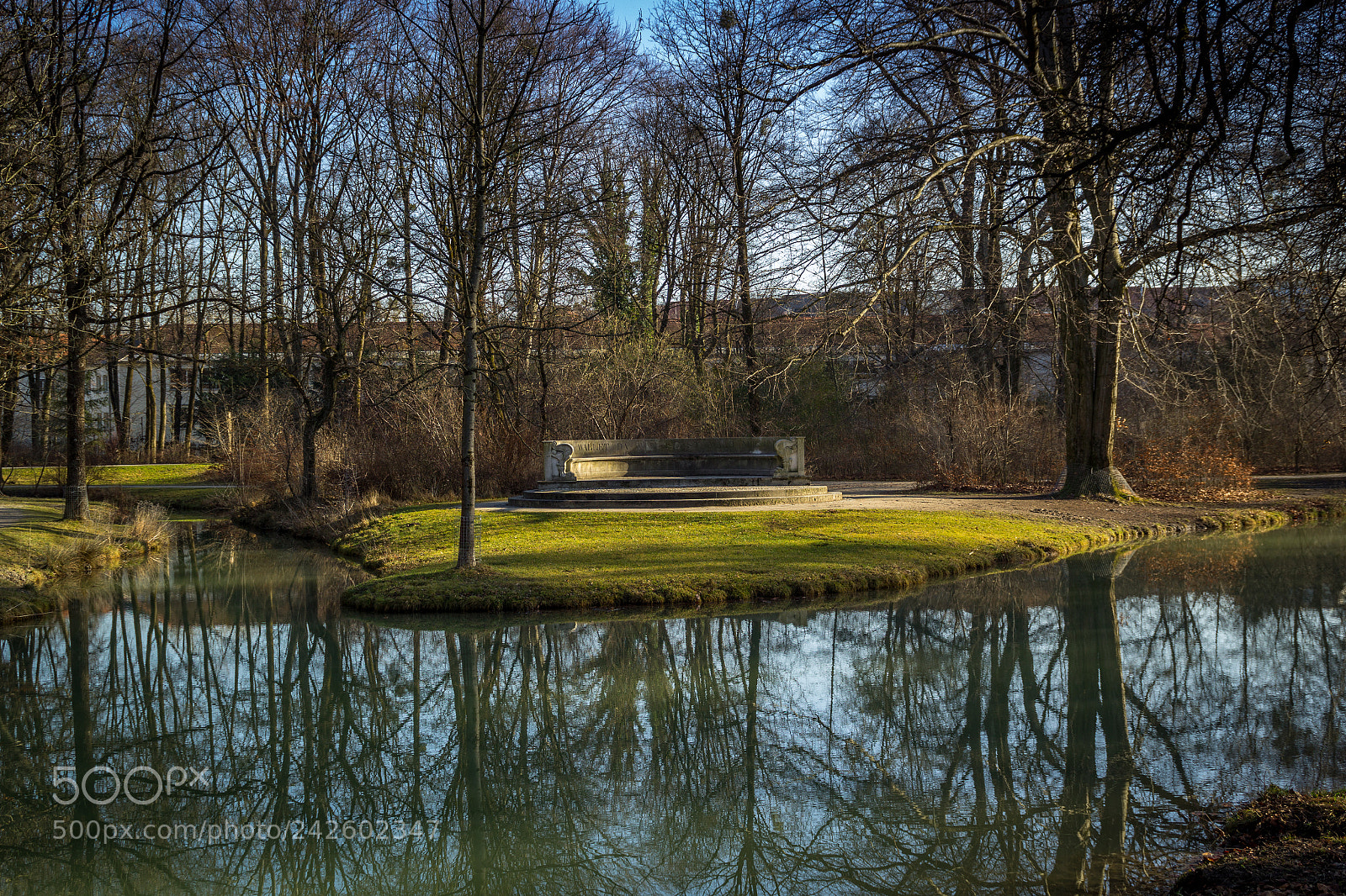 Canon EOS 60D sample photo. The stone bench photography