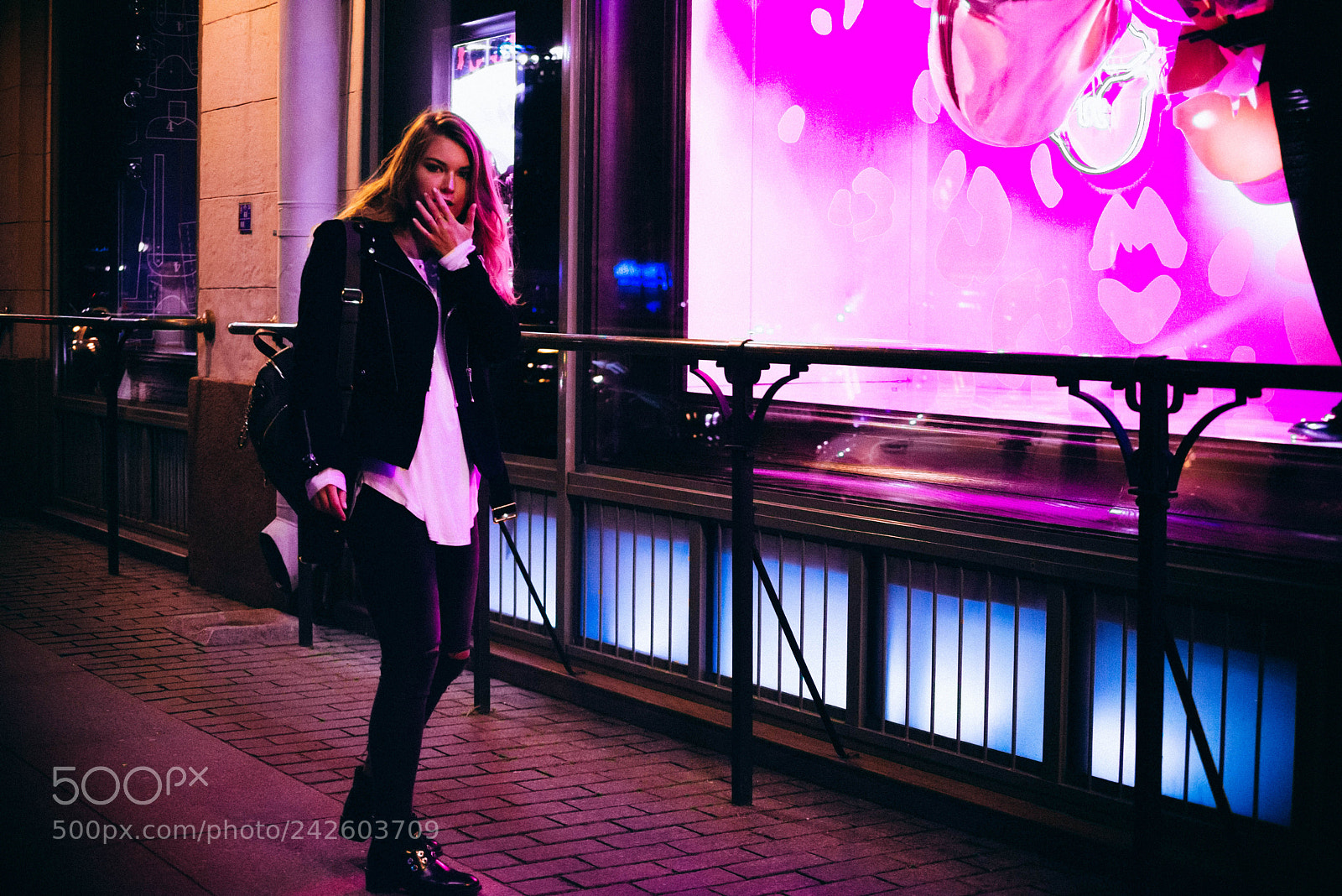 Nikon D600 sample photo. Neon lights photography