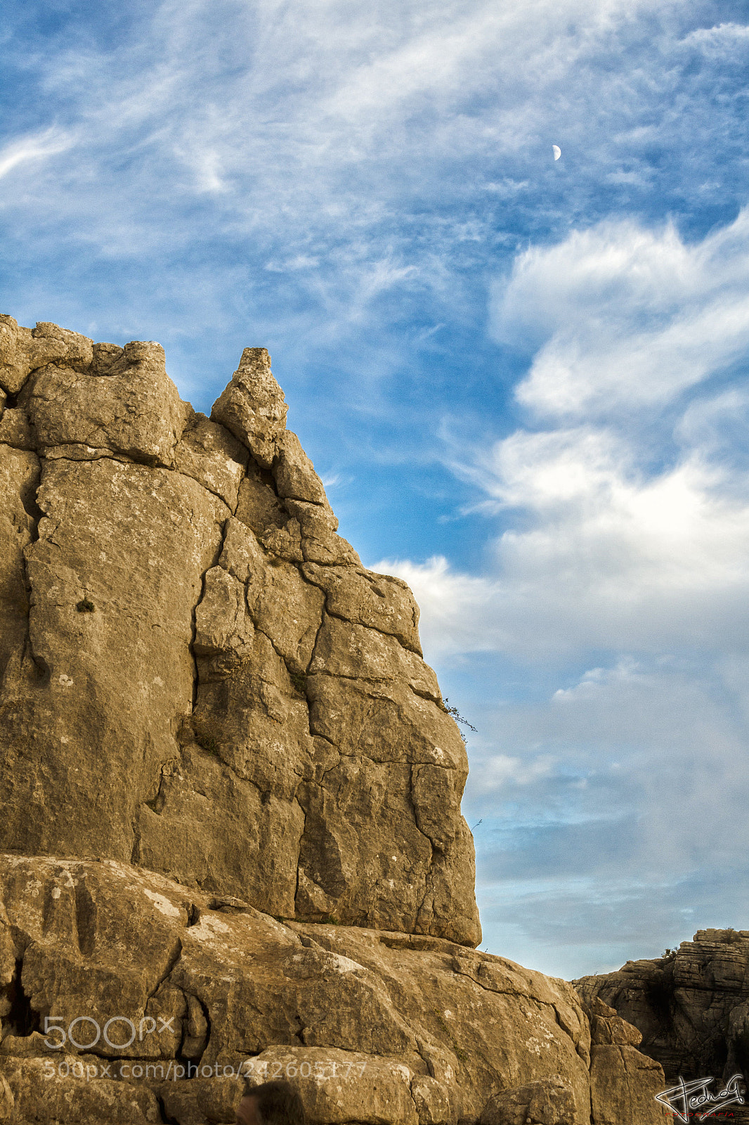 Nikon D3100 sample photo. Rock 'n' clouds photography