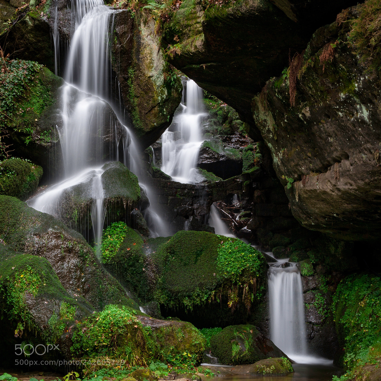 Canon EOS 5D sample photo. Lichtenhainer wasserfall photography