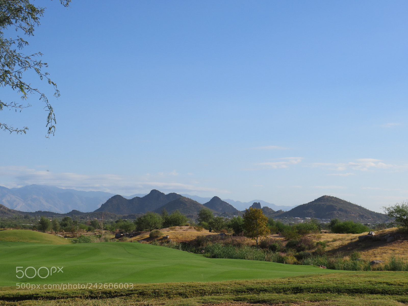 Canon PowerShot SX540 HS sample photo. Golf view in tuscon photography