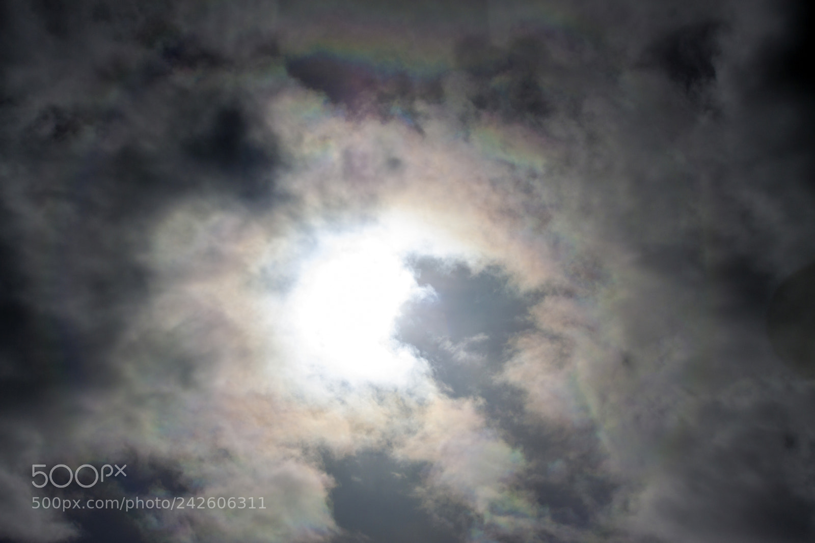 Canon EOS 50D sample photo. Iridescent clouds photography