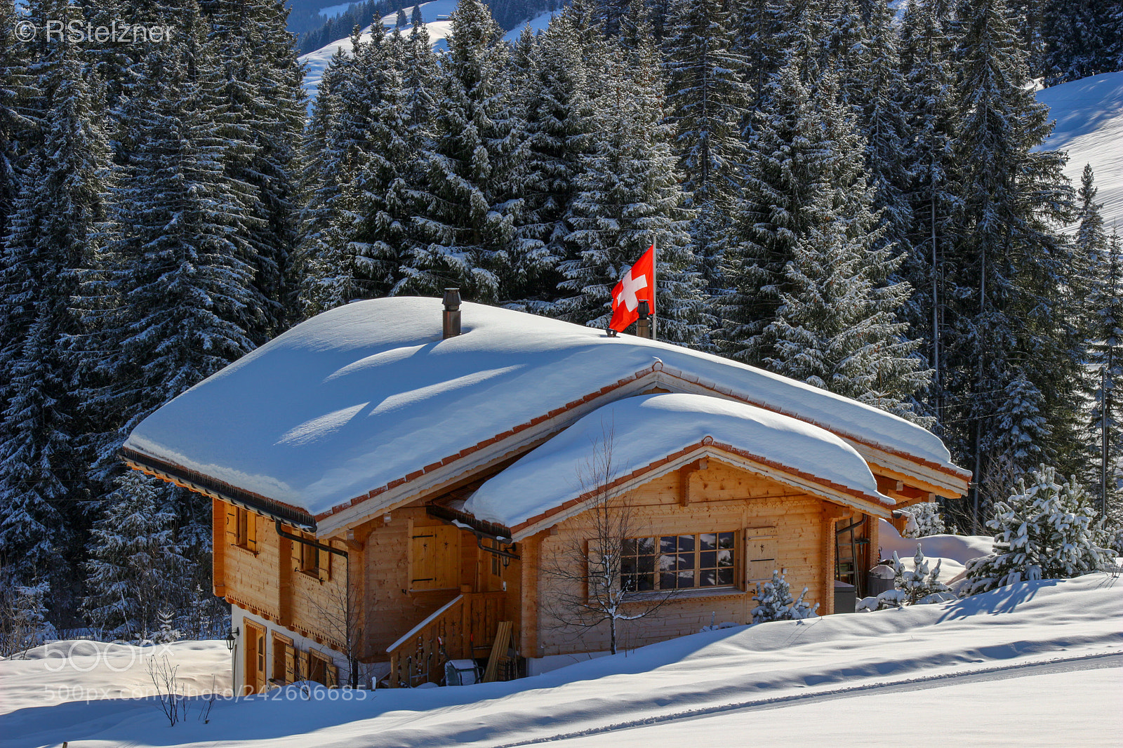 Canon EOS 100D (EOS Rebel SL1 / EOS Kiss X7) sample photo. Swiss winter wonder photography