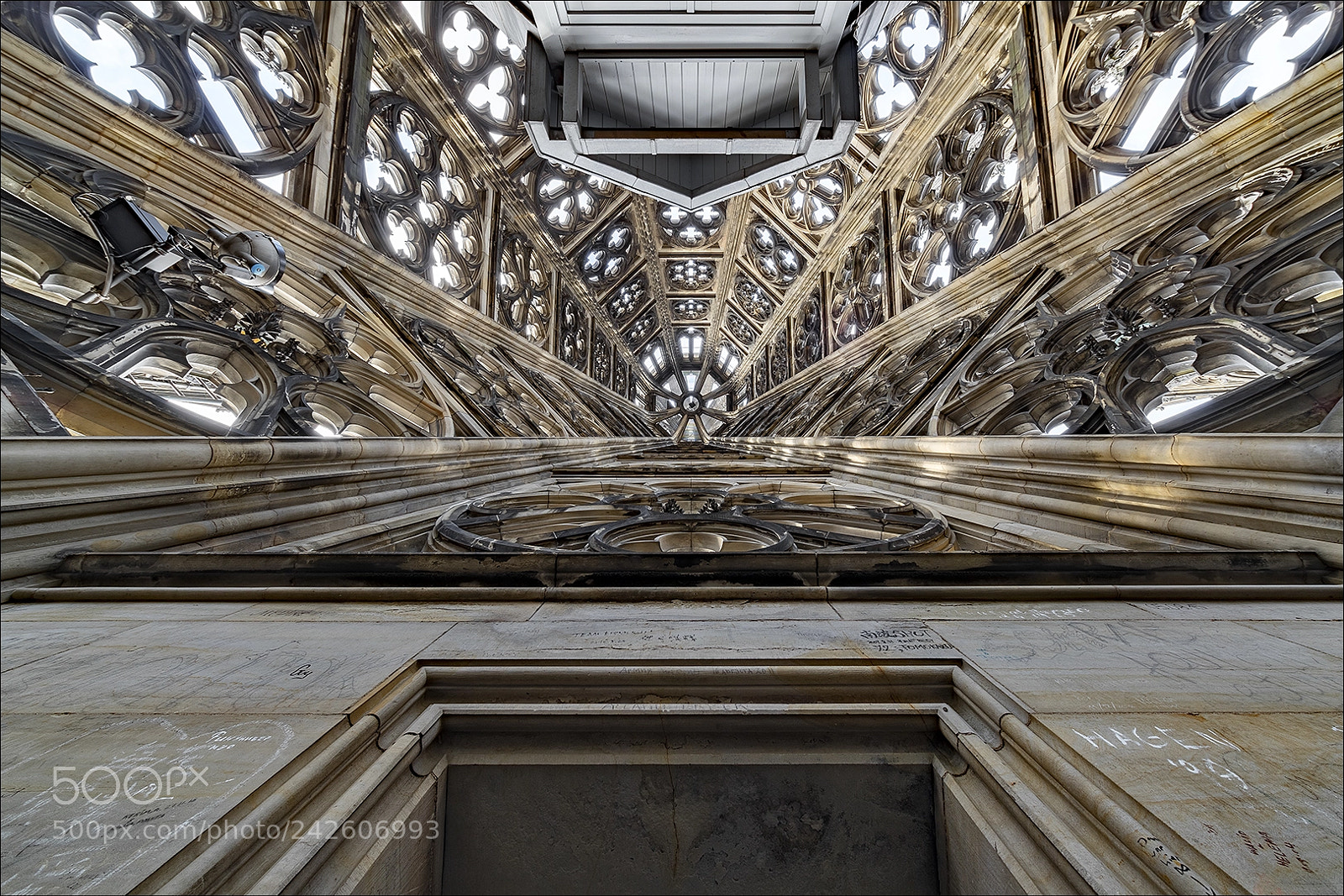 Sony a7 II sample photo. Inside the tower #2 photography