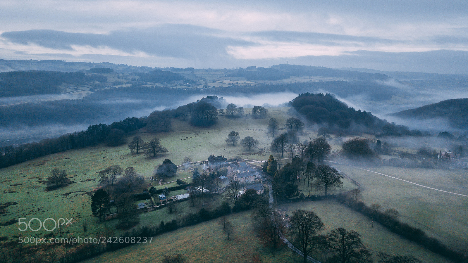 DJI FC220 sample photo. Holloway morning photography