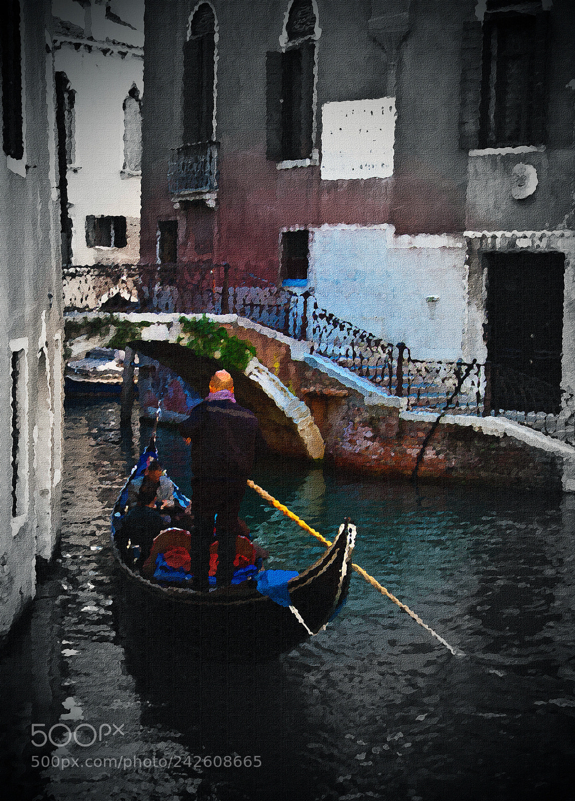 Nikon D200 sample photo. Venetian backwater photography
