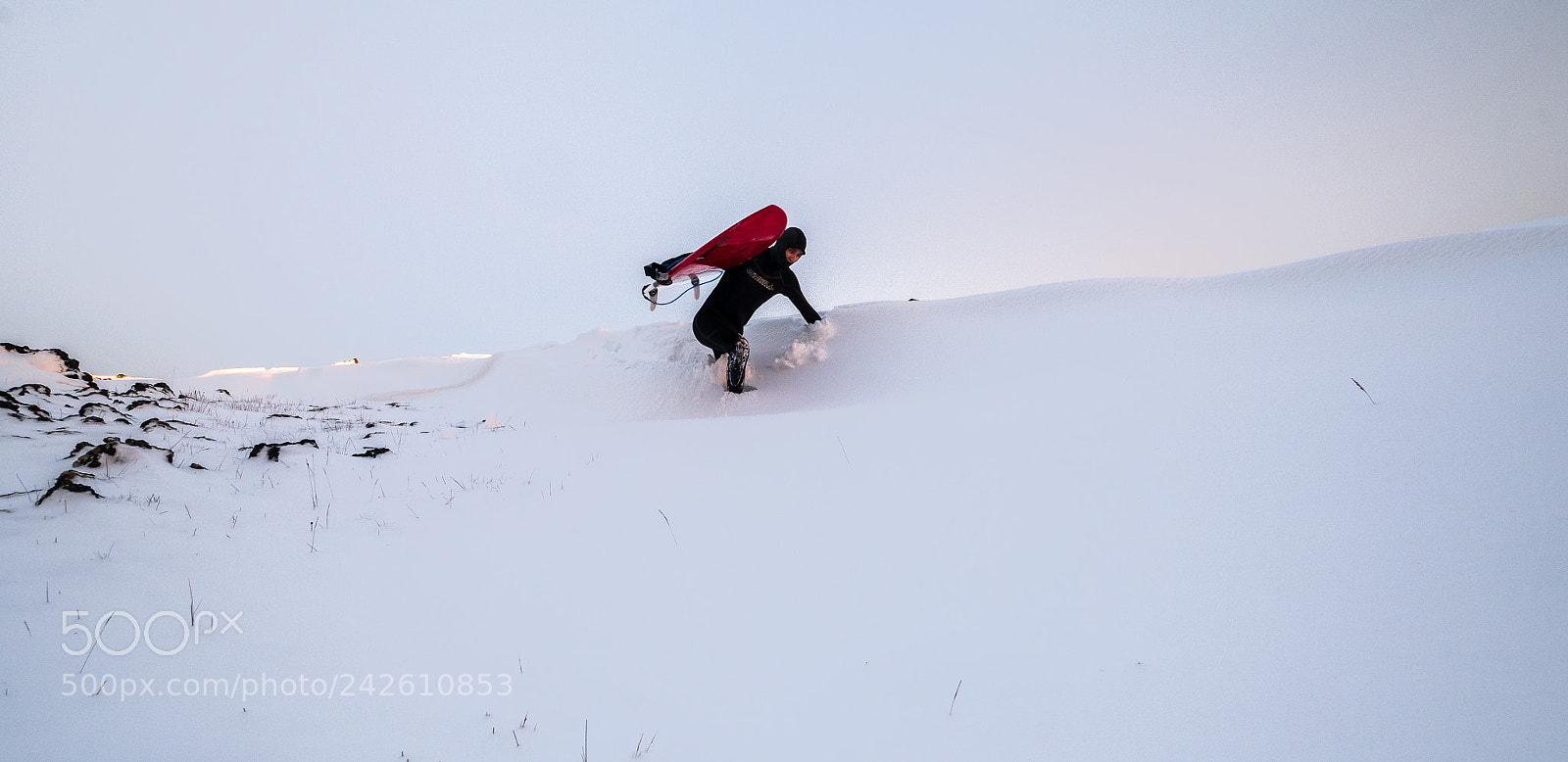 Panasonic Lumix DMC-GX7 sample photo. Snowy surf photography