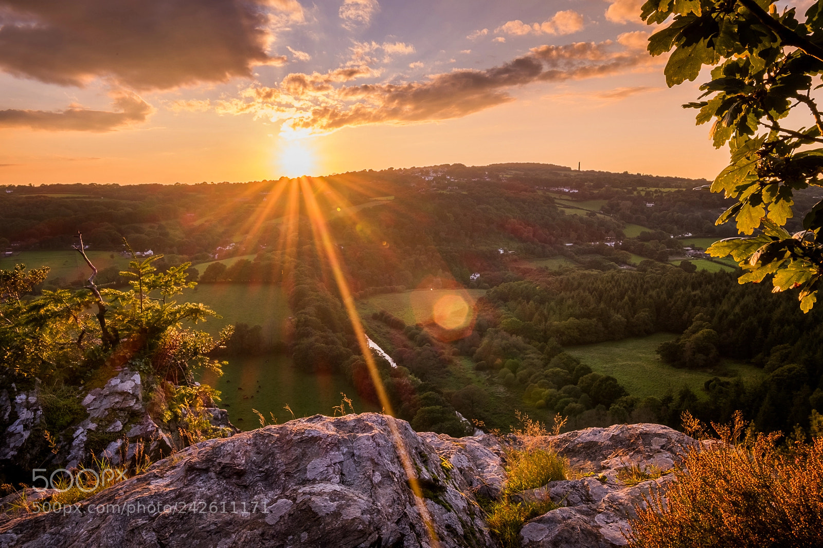 Fujifilm X-T1 sample photo. Sundown at morwell rock photography
