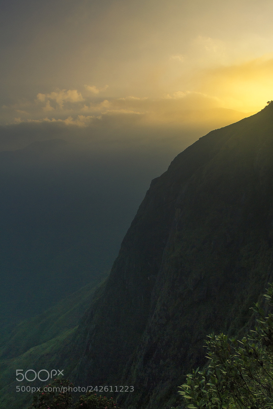 Nikon D3100 sample photo. Sunset from the peak photography