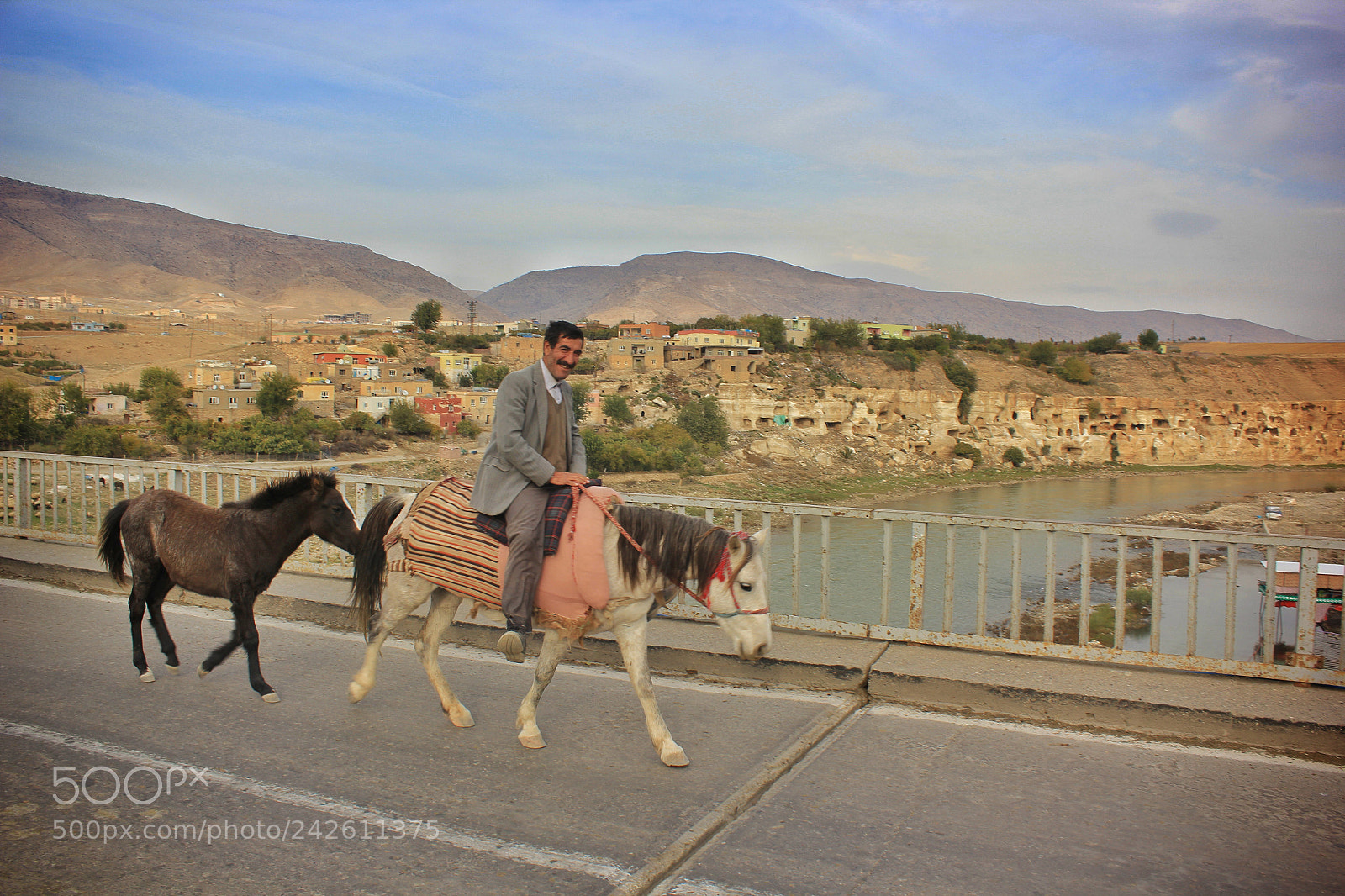 Canon EOS 60D sample photo. Horseman from hasankeyf ancient photography