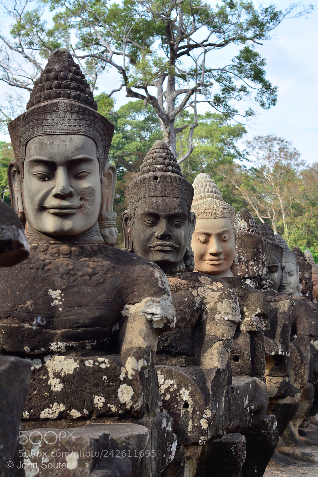 Nikon D7100 sample photo. Stone khmer gods, south photography