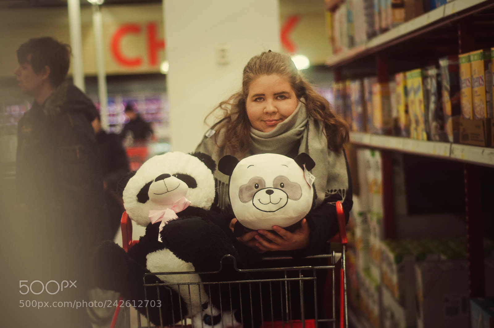 Nikon D90 sample photo. Panda girl photography