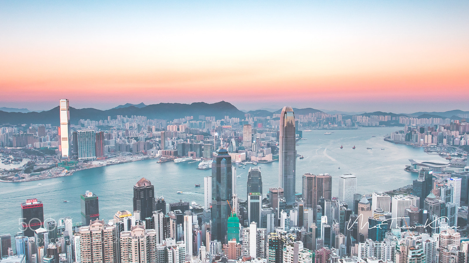 Canon EOS 5DS sample photo. Hong kong sunset photography