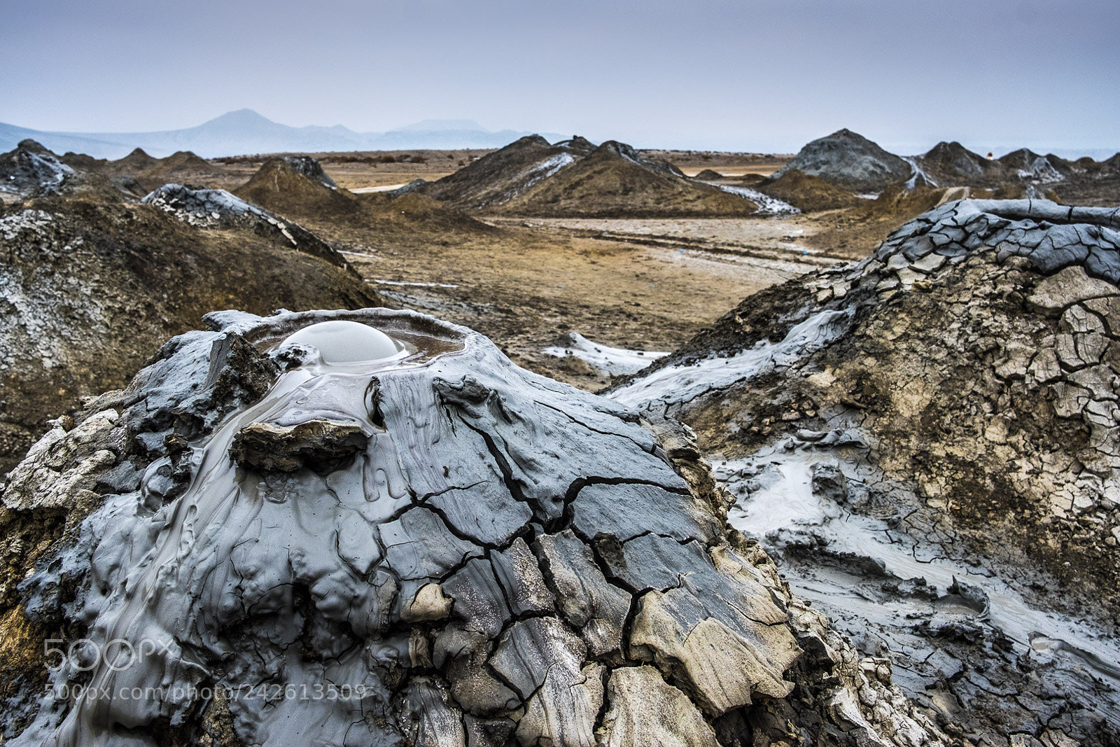 Fujifilm X-T20 sample photo. Mud volcanoes of gobustan photography