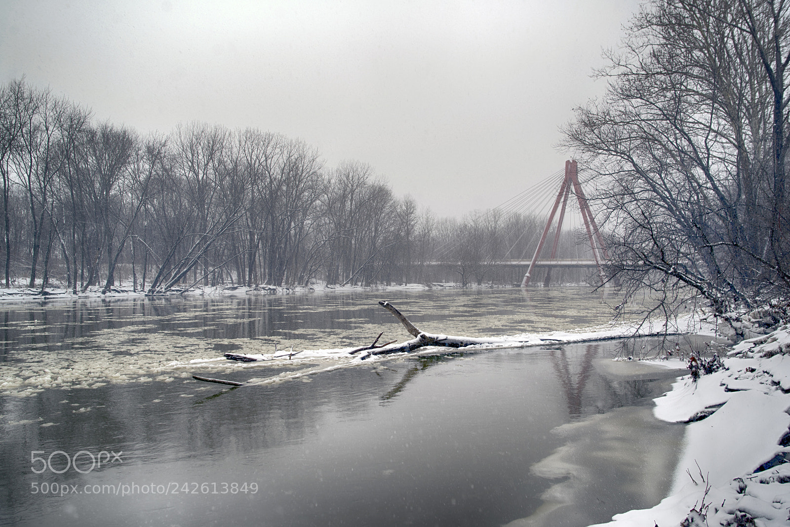 Pentax K-1 sample photo. Winter on the river photography