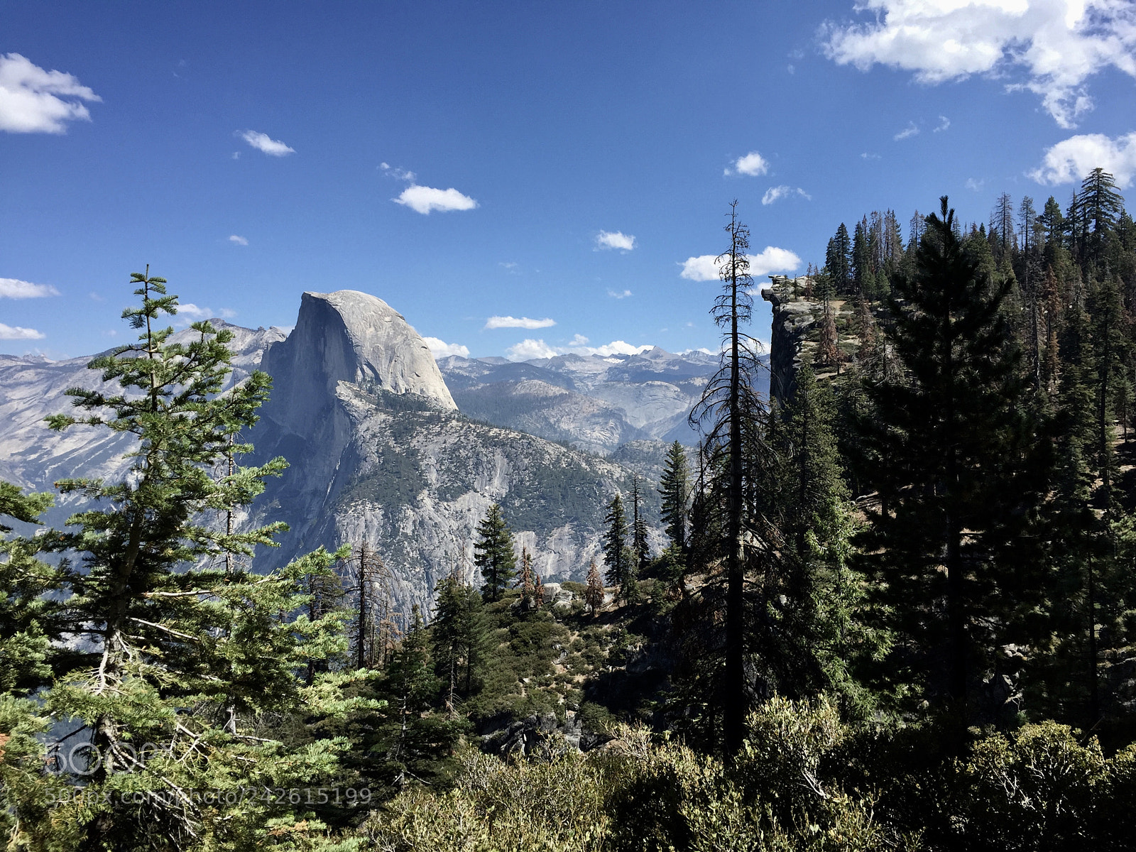 Apple iPhone 6 sample photo. Yosemite - half dome photography