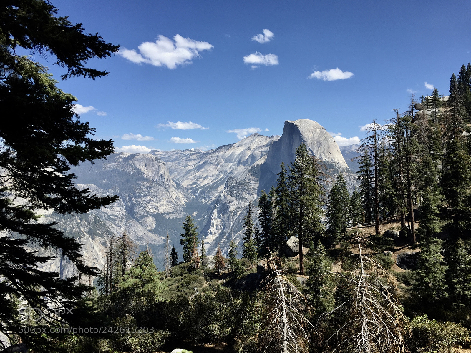 Apple iPhone 6 sample photo. Yosemite - half dome photography