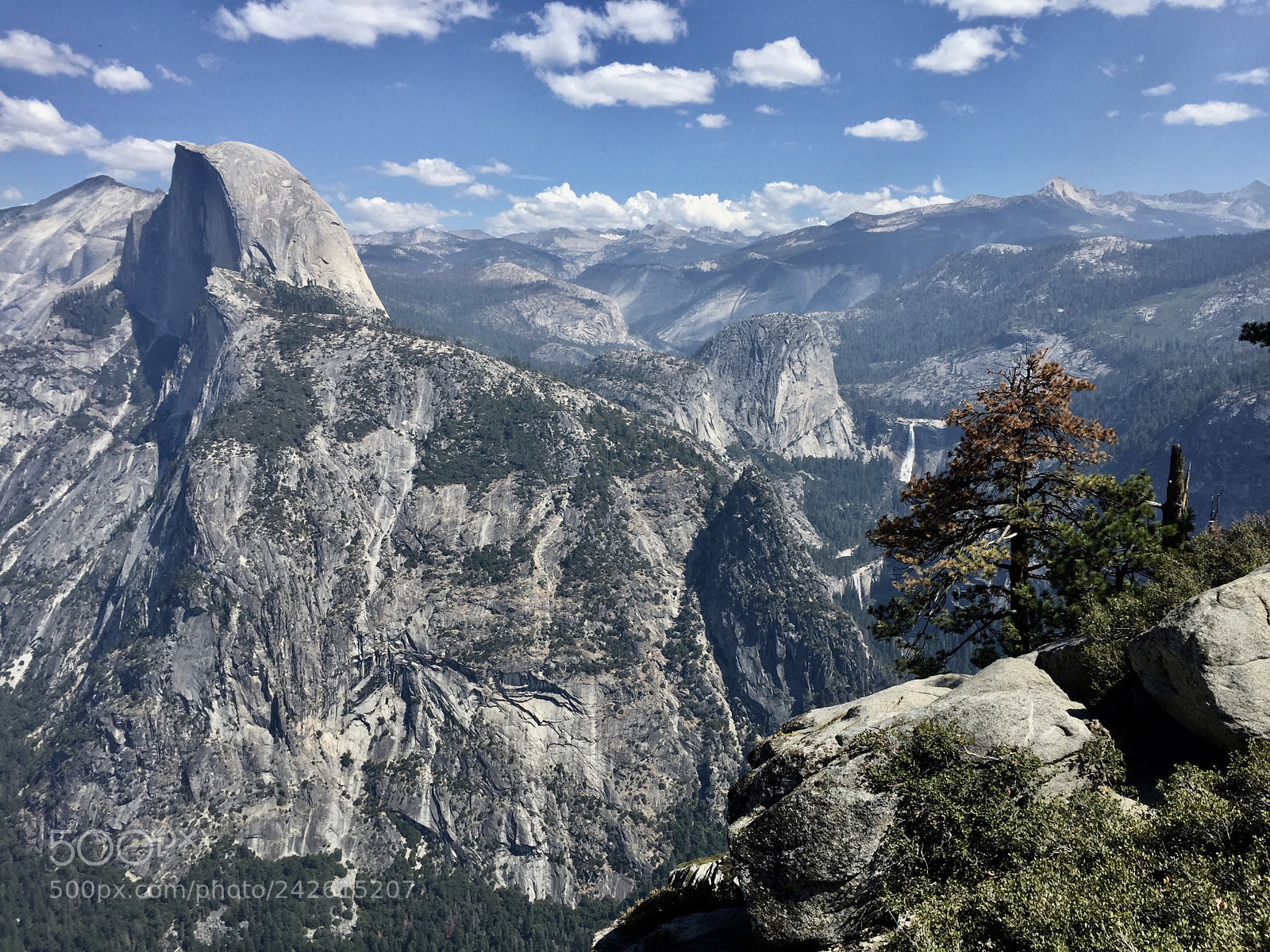 Apple iPhone 6 sample photo. Yosemite - glacier point photography