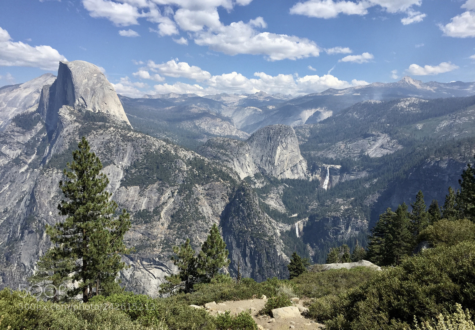 Apple iPhone 6 sample photo. Yosemite - panorama trail photography